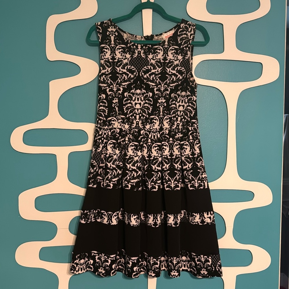 ModCloth Black & White Cocktail/Work Dress Retro